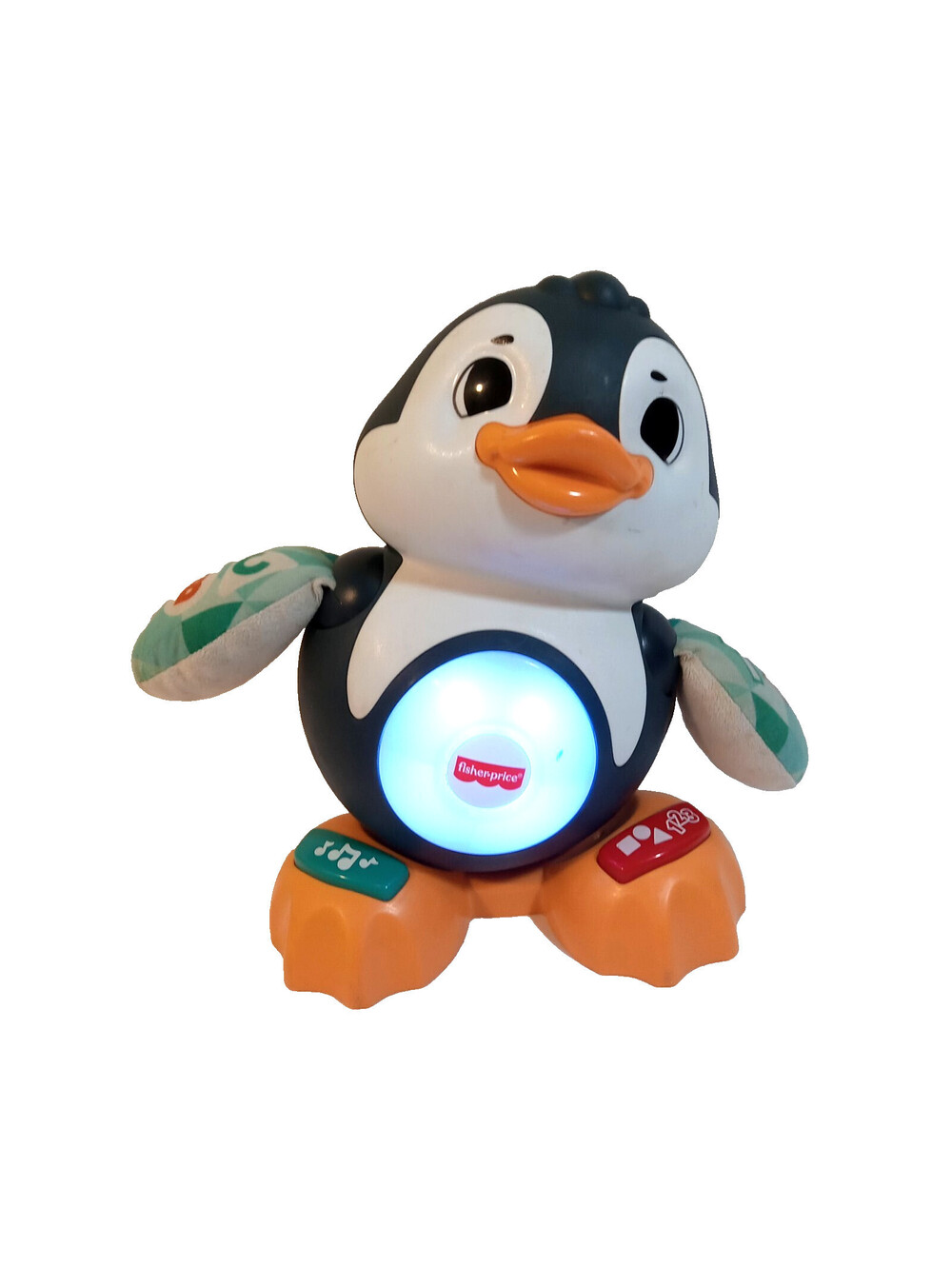 Fisher Price Linkimals Cool Beats Penguin White Yellow Gray Learning Dancing Toy